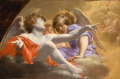 Modell für Altarbild in St. Peter, 1625 von Simon Vouet